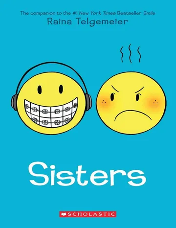 Sisters by Raina Telgemeier, book cover