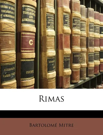 Rimas by Bartolome Mitre, book cover