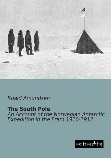 The South Pole by Roald Amundsen, book cover