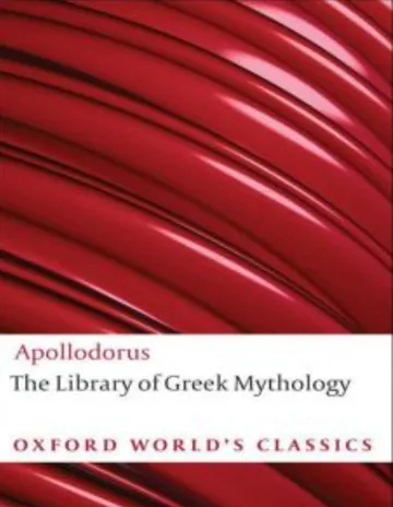 The Library of Greek Mythology by Apollodorus of Athens, book cover