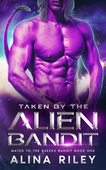 Taken by the Alien Bandit by Alina Riley, book cover