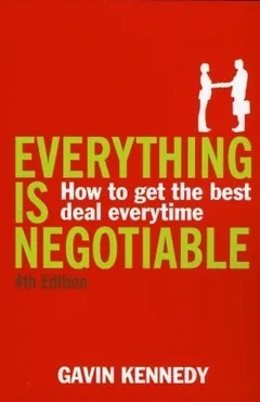 Everything is Negotiable by Gavin Kennedy, book cover
