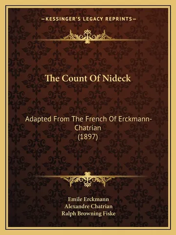 The Count Of Nideck by Ralph Browning Fiske, book cover