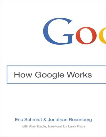 How Google Works by Eric Schmidt, book cover