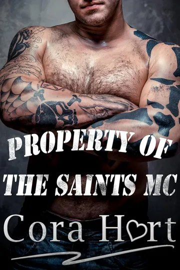 Property of The Saints MC by Cora Hart, book cover