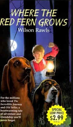 Where the Red Fern Grows by Wilson Rawls, book cover