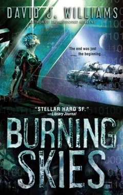 The Burning Skies by David J. Williams, book cover