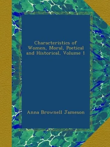 Characteristics of Women by Anna Brownell Jameson, book cover