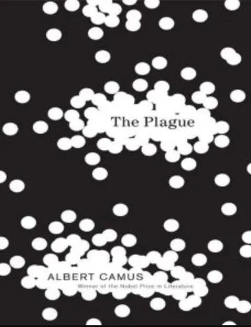 The plague by Albert Camus, book cover
