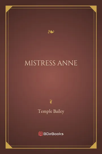 Mistress Anne by Temple Bailey, book cover