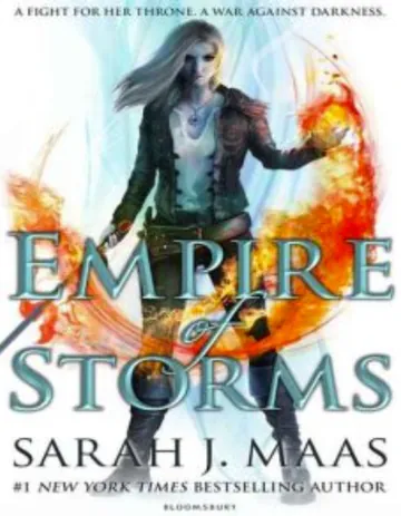 Empire Of Storms by Sarah J. Maas, book cover