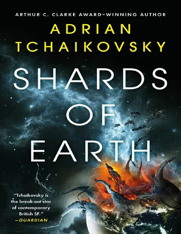 Shards of Earth by Adrian Tchaikovsky, book cover