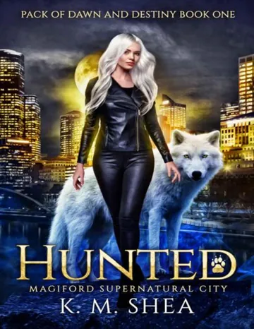 Hunted by K. M. Shea, book cover