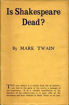 Is Shakespeare Dead? by Mark Twain, book cover