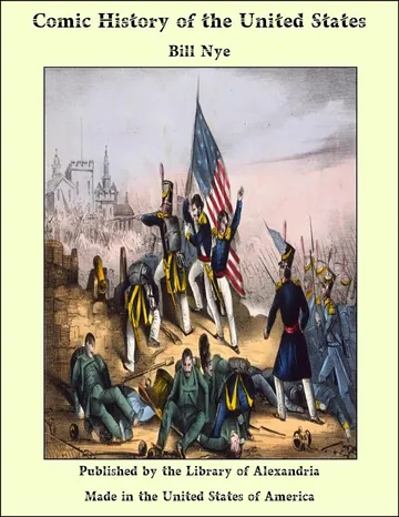 Comic History of the United States by Bill Nye, book cover