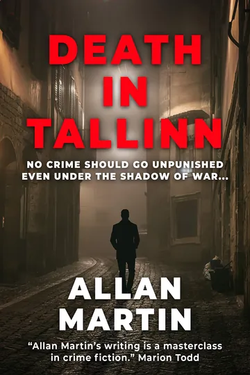 Death in Tallinn by Allan Martin, book cover