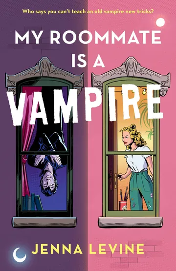 My Roommate Is a Vampire by Jenna Levine, book cover