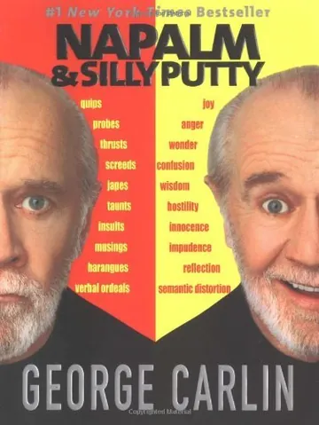 Napalm and Silly Putty by George Carlin, book cover
