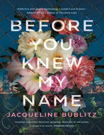 Before You Knew My Name by Jacqueline Bublitz, book cover