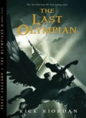 Percy Jackson and the Last Olympian by Rick Riordan, book cover