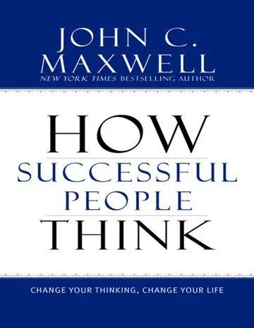 How Successful People Think by John C. Maxwell, book cover