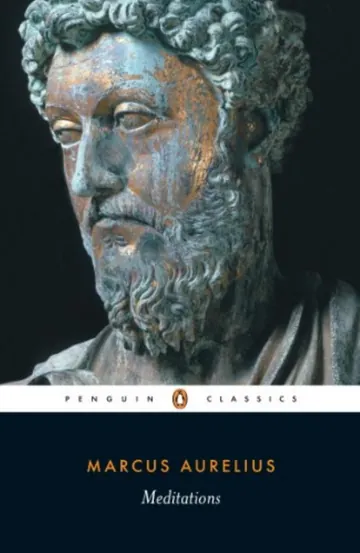 Meditations by Marcus Aurelius, book cover