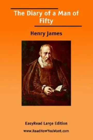 The Diary of a Man of Fifty by Henry James, book cover