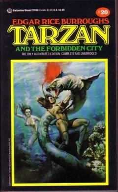 Tarzan and the Forbidden City by Edgar Rice Burroughs, book cover