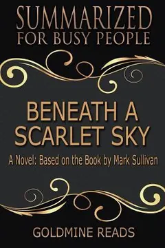 Beneath a Scarlet Sky by Goldmine Reads, book cover