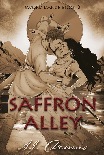 Saffron Alley by A.J. Demas, book cover