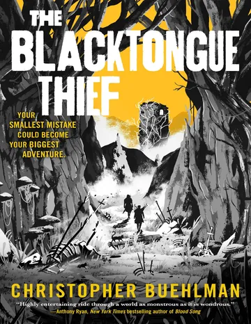 The Blacktongue Thief by Christopher Buehlman, book cover