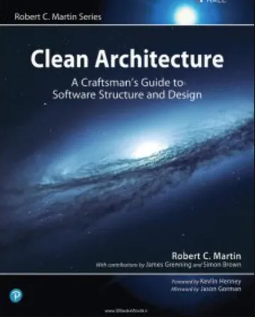 Clean Architecture by Robert Cecil Martin, book cover