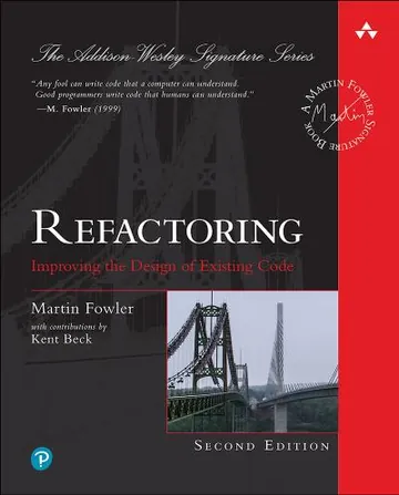 Refactoring by Martin Fowler, book cover