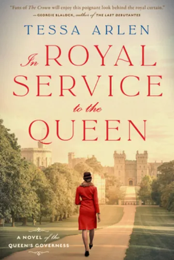 In Royal Service to the Queen by Tessa Arlen, book cover