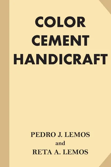 Color Cement Handicraft by Pedro Joseph de Lemos, book cover