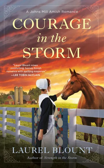 Courage in the Storm by Laurel Blount, book cover