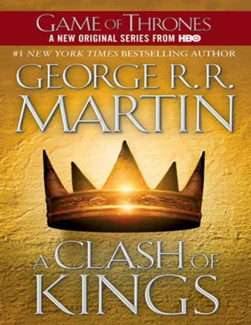 A Clash of Kings by George R. R. Martin, book cover