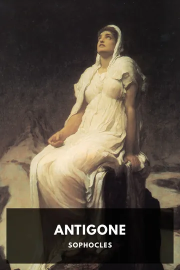 Antigone by Sophocles, book cover