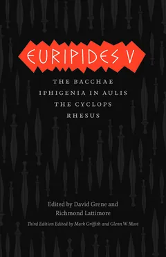Euripides V by David Grene, book cover