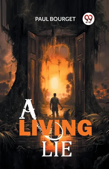 A Living Lie by Paul Bourget, book cover