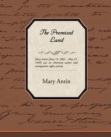 The Promised Land by Mary Antin by Mary Antin, book cover