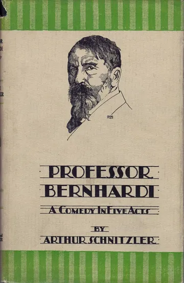 Professor Bernhardi by Arthur Schnitzler, book cover