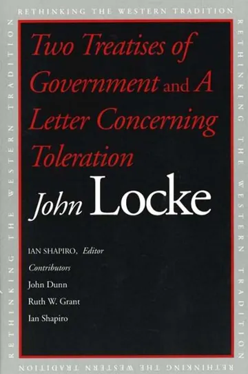 Two Treatises of Government and A Letter Concerning Toleration by John Locke, book cover