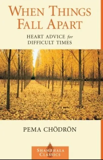 When Things Fall Apart by Pema Chodron, book cover