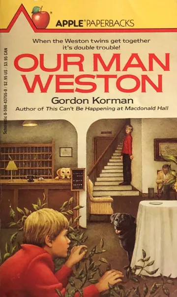 Our Man Weston by Gordon Korman, book cover
