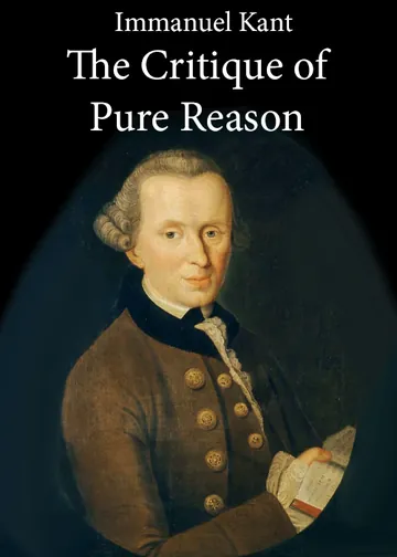 The Critique of Pure Reason by Immanuel Kant, book cover