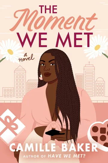 The Moment We Met by Camille Baker, book cover