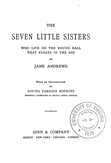 The Seven Little Sisters Who Live on the Round Ball That Floats in the Air by Jane Andrews, book cover