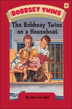 The Bobbsey Twins on a Houseboat by Laura Lee Hope, book cover