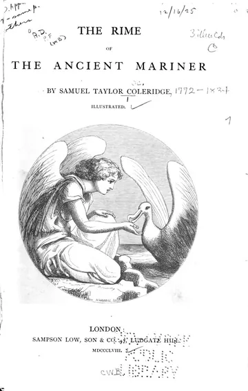 The Rime of the Ancient Mariner by Samuel Taylor Coleridge, book cover